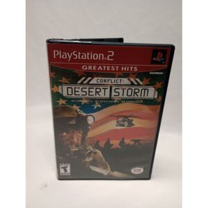 Conflict: Desert Storm PS2 Sony PlayStation 2 Video‎ Game 2002 Preowned